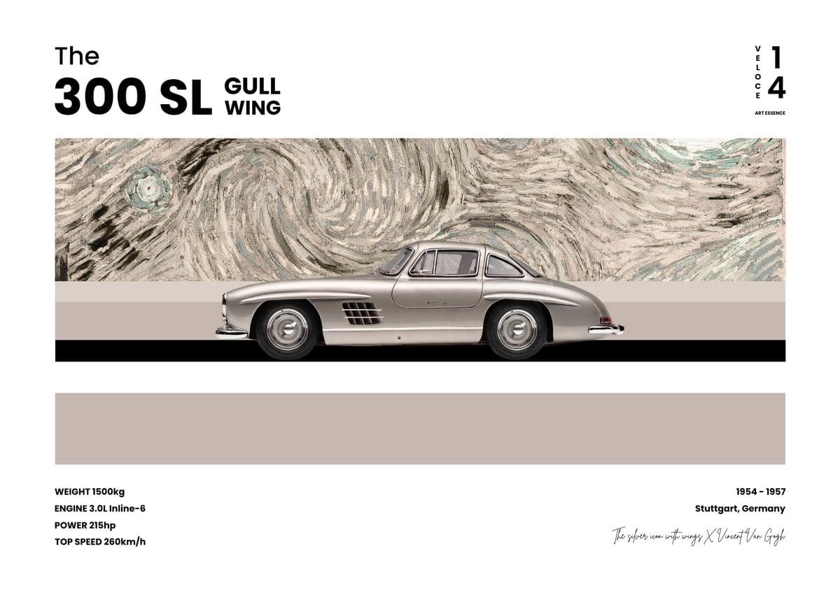 300 SL Gullwing "Vincent Van Gogh"