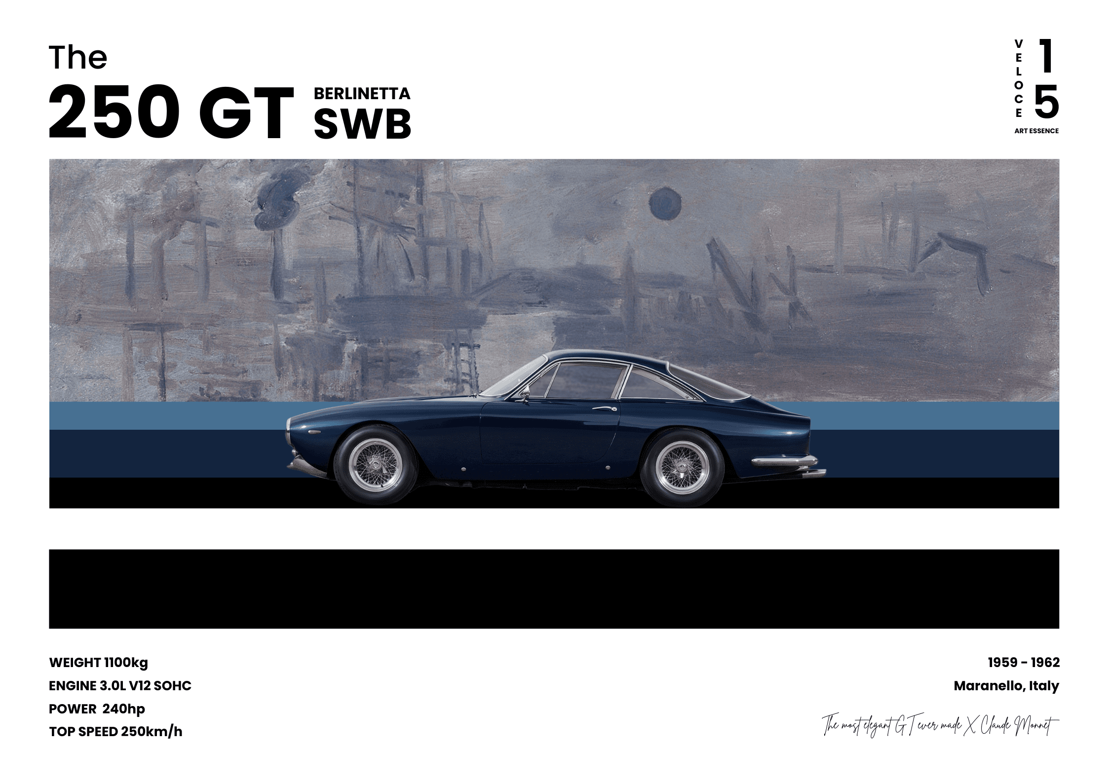 250 GT Berlinetta SWB "Claude Monet"