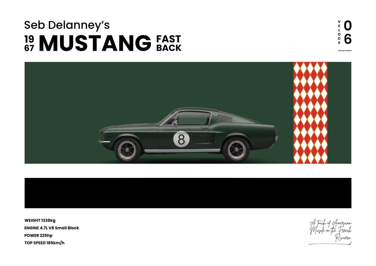 Mustang Fastback 1967 "Seb Delanney"